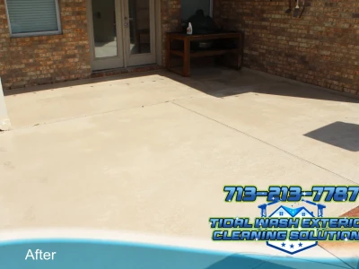 Restored Patio Surface – League City Softwash Success
