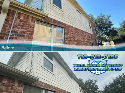 Brick Siding Cleaning in Brazoria | Soft Washing Pros