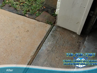 Grease and Rust Removal from Driveway