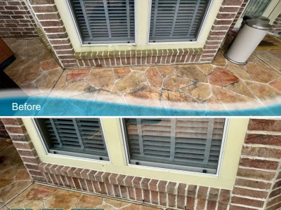 Pearland TX House Soft Wash and Window Shine | Completed April 2025